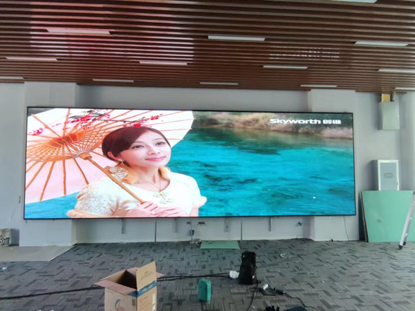 资溪P1.53led小间距屏安装案例